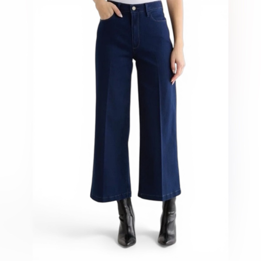 PAIGE Women’s Genesee Crop Dark Blue jeans size 27